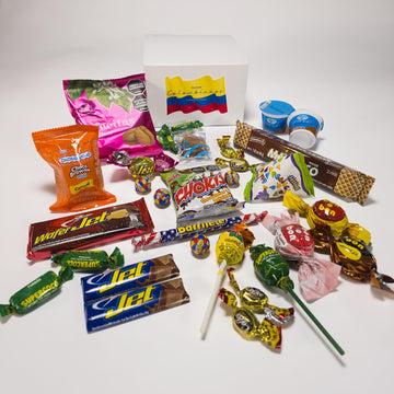 CALES Colombian Gift Box - Assorted Snacks & Sweets - 1 Fl Oz