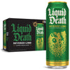 Liquid Death, Severed Lime Sparkling Water, 8-Pack (King Size 19.2Oz Cans), Lime Flavored Sparkling Beverage Sweetened With Real