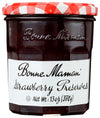 Bonne Maman Strawberry Preserves, Non-GMO, 13 oz Glass Jars, Pack of 6