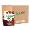 Kashi Go Cold Breakfast Cereal, Fiber Cereal, Vegan Protein, Chocolate Crunch (8 Boxes)