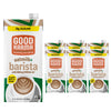 Good Karma Unsweetened Oatmilk + Barista Blend, 32 Ounce (Pack of 6), 800mg Omega -3s, Plant-Based Non-Dairy Milk Creamer Altern