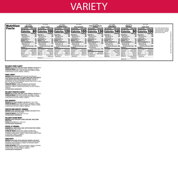 Kellogg'S Breakfast Cereal Assorted Variety Pack, Corn Flakes, Frosted Flakes, Frosted Mini-Wheats Original, Raisin Bran, Froot Loops, Corn Pops, Rice Krispies, Special K Original, Single Serve, 10.94 Oz (10 Count)