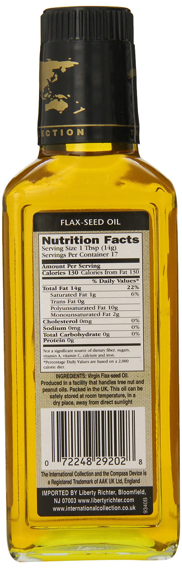 International Collection Oil, Flax Seed, 8.45 Ounce