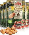 Gefen Organic Whole Peeled and Roasted Chestnuts, 5.2oz (4 Pack) | Chestnuts Peeled and Ready to Eat | Great for Cooking & Bakin