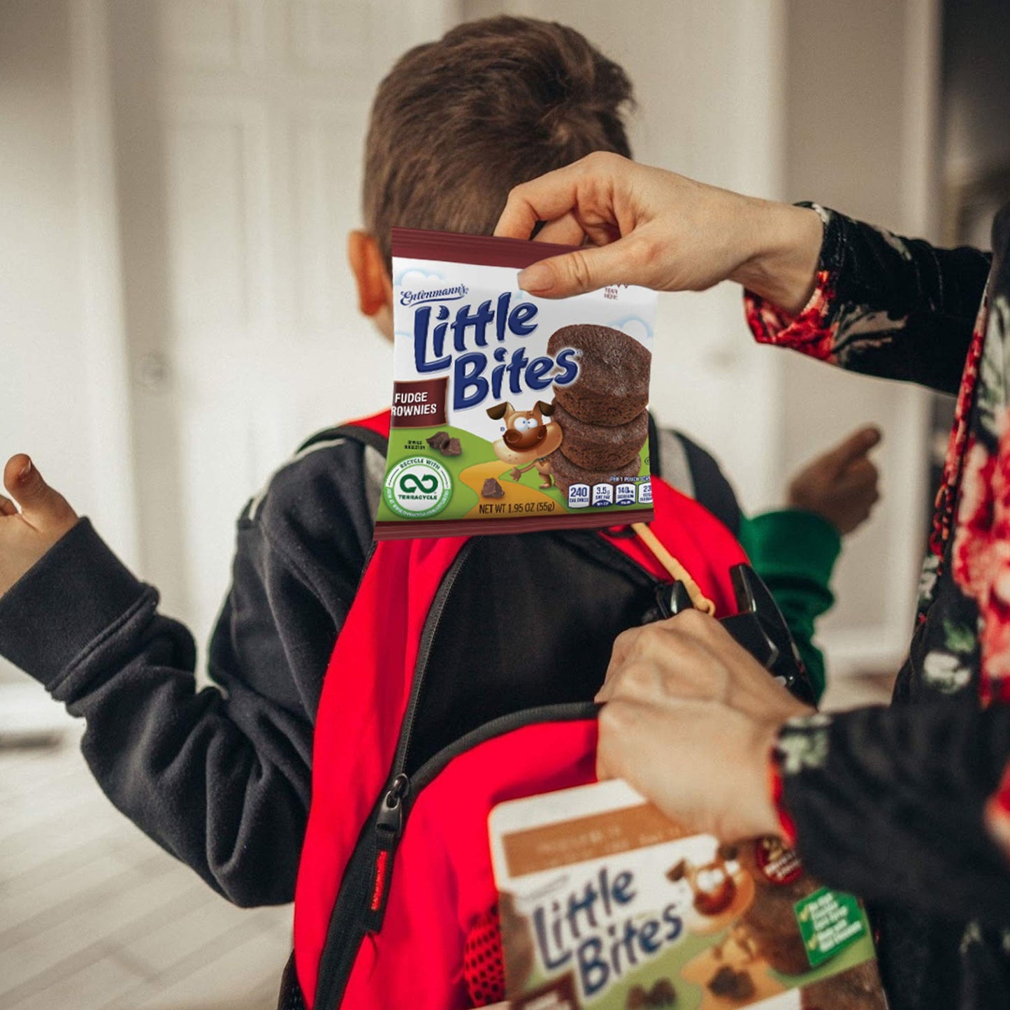Entenmanns Little Bites Fudge Brownie Mini Muffins | 3 pack (15 pouches total)