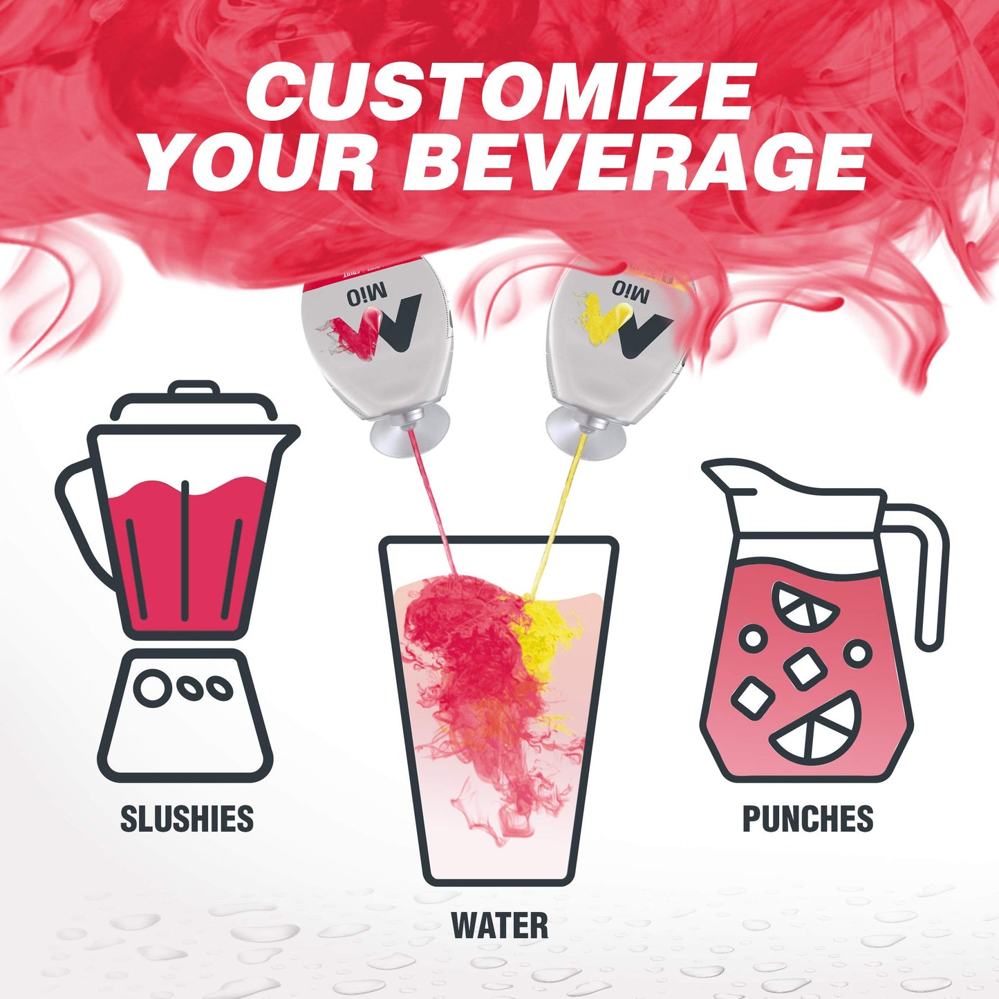 Mio Fruit Punch Liquid Water Enhancer Drink Mix (1.62 Ounce Bottle)