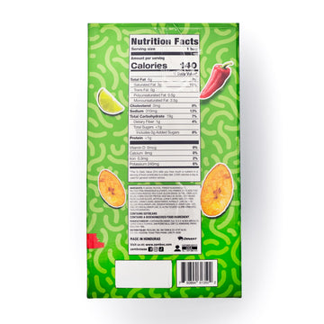 Zambos Plantain Chips Chile Limon Multipack 1 oz Bags (Pack of 18)