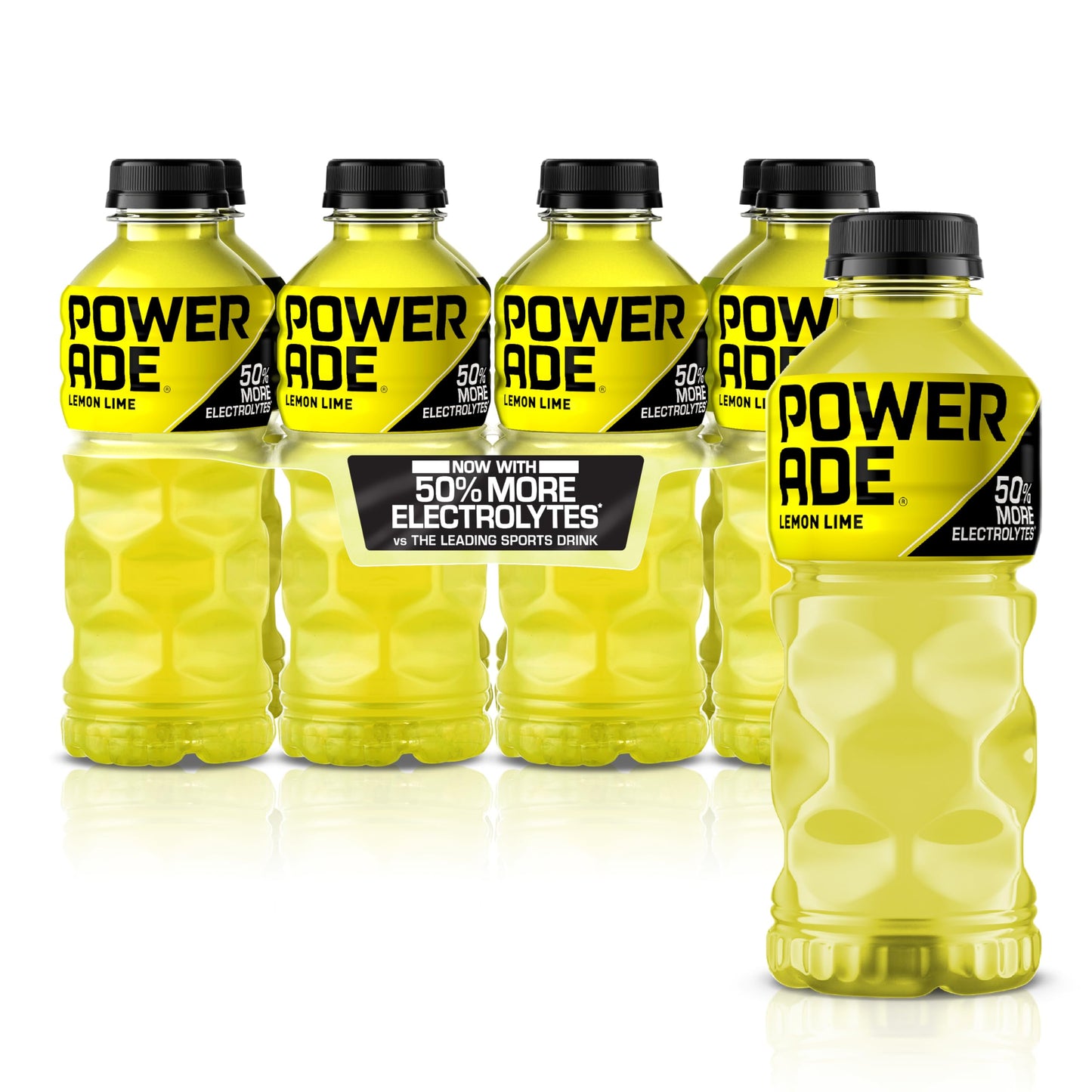 POWERADE Sports Drink Lemon Lime Flavor, 20 Fl Oz, Pack of 8, Model 049000147124