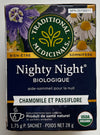 Traditional Medicinals Organic Nighty Night with Passionflower Herbal Tea, Promotes a Good Nights Sleep, (Pack of 1) - 16 Tea Ba
