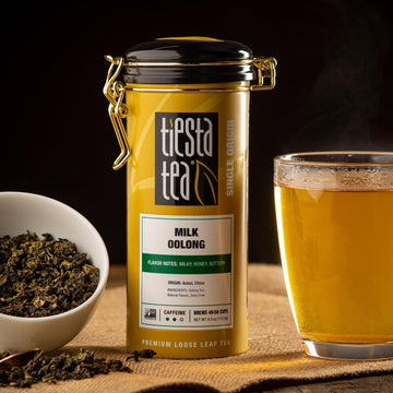 Tiesta Tea - Milk Oolong Tea | Single Origin Premium Loose Leaf Oolong Tea From China | Medium Caffeinated | Make Hot Or Iced Te