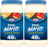 Kraft Mayo Real Mayonnaise (48 oz Jar) (Pack of 2)