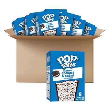 Pop-Tarts Toaster Pastries, Breakfast Foods, Cookies & Creme 13.5Oz (12 Count)
