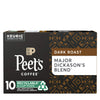 Peet'S Coffee Major Dickason'S Blend Dark Roast Coffee K-Cup,10 Count (Pack Of 1)
