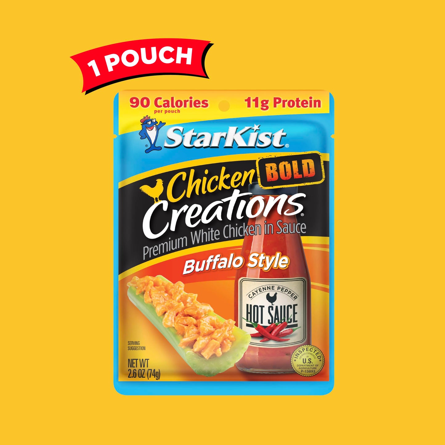 Starkist Chicken Creations Bold Buffalo Style - 2.6 Oz Pouch