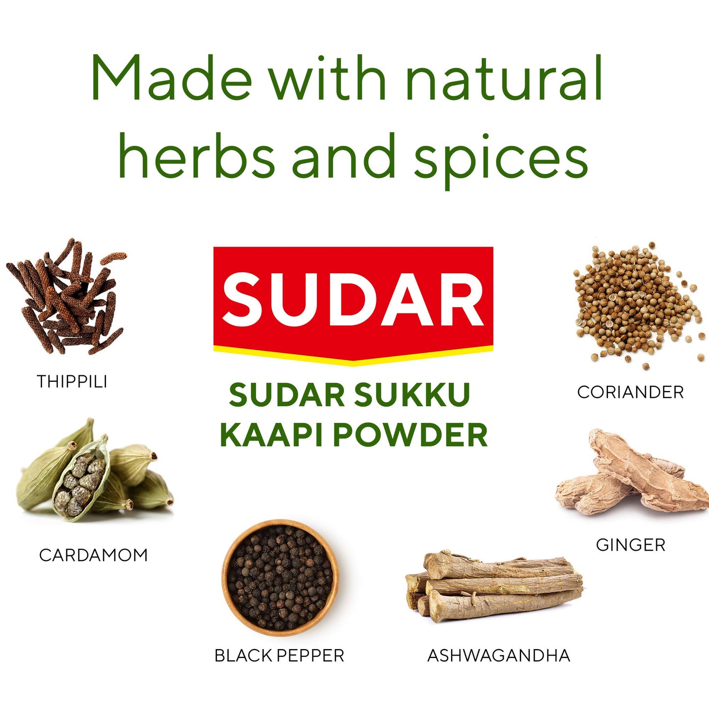 Sudar Sukku Kaapi Powder 500 Grams (Sudar Sukku Malli Powder)