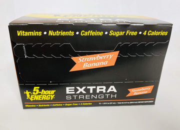 5-hour ENERGY Shot Extra Strength Strawberry Banana 1.93 Ounce 12 Count