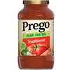 Prego Plant Protein Traditional Pasta Sauce, Plant Based Protein Sauce, 24 Oz Jar