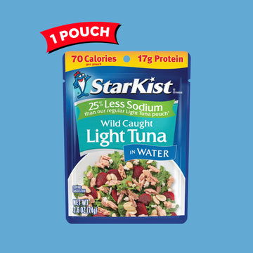 Starkist Reduced Sodium Chunk Light Tuna In Water - 2.6 Oz. Pouch