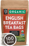 Fgo Organic English Breakfast Black Tea, Eco-Conscious Tea Bags, 100 Count, Packaging May Vary (Pack Of 1)