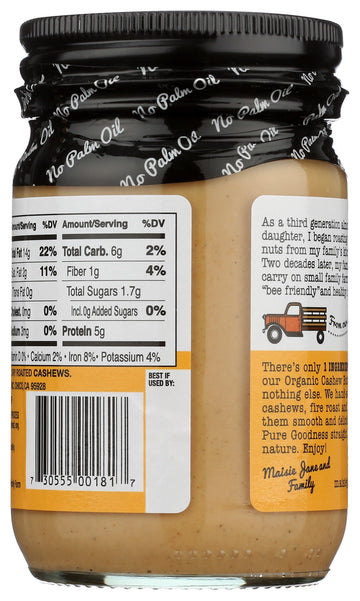 Maisie Jane's Organic Cashew Butter, 12 Oz