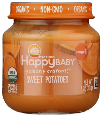 Happy Baby Organic Stage 1 Sweet Potatoes, 4 Oz
