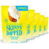 SkinnyDipped Lemon Bliss Almonds, Healthy Snack, Plant Protein, Gluten Free, 3.5 oz Resealable Bags, Pack of 5