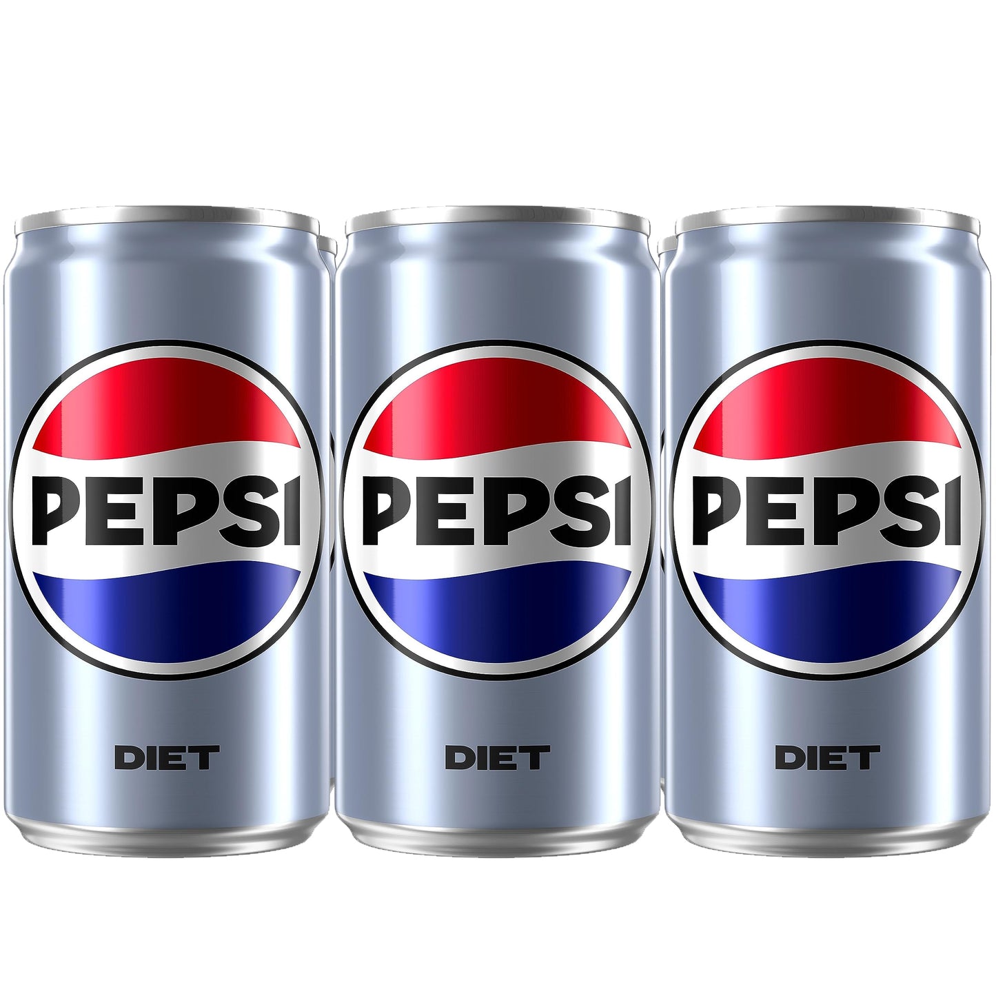 Diet Pepsi Cola Soda Pop, Zero Sugar, 7.5oz mini Cans, 6 pack