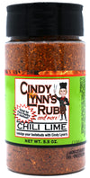 CINDY LYNNS RUBS Chili Lime Seasoning, Gluten Free, 5.5 oz, Meat Rub for Poultry, Pork & Seafood, Tex-Mex Flavor