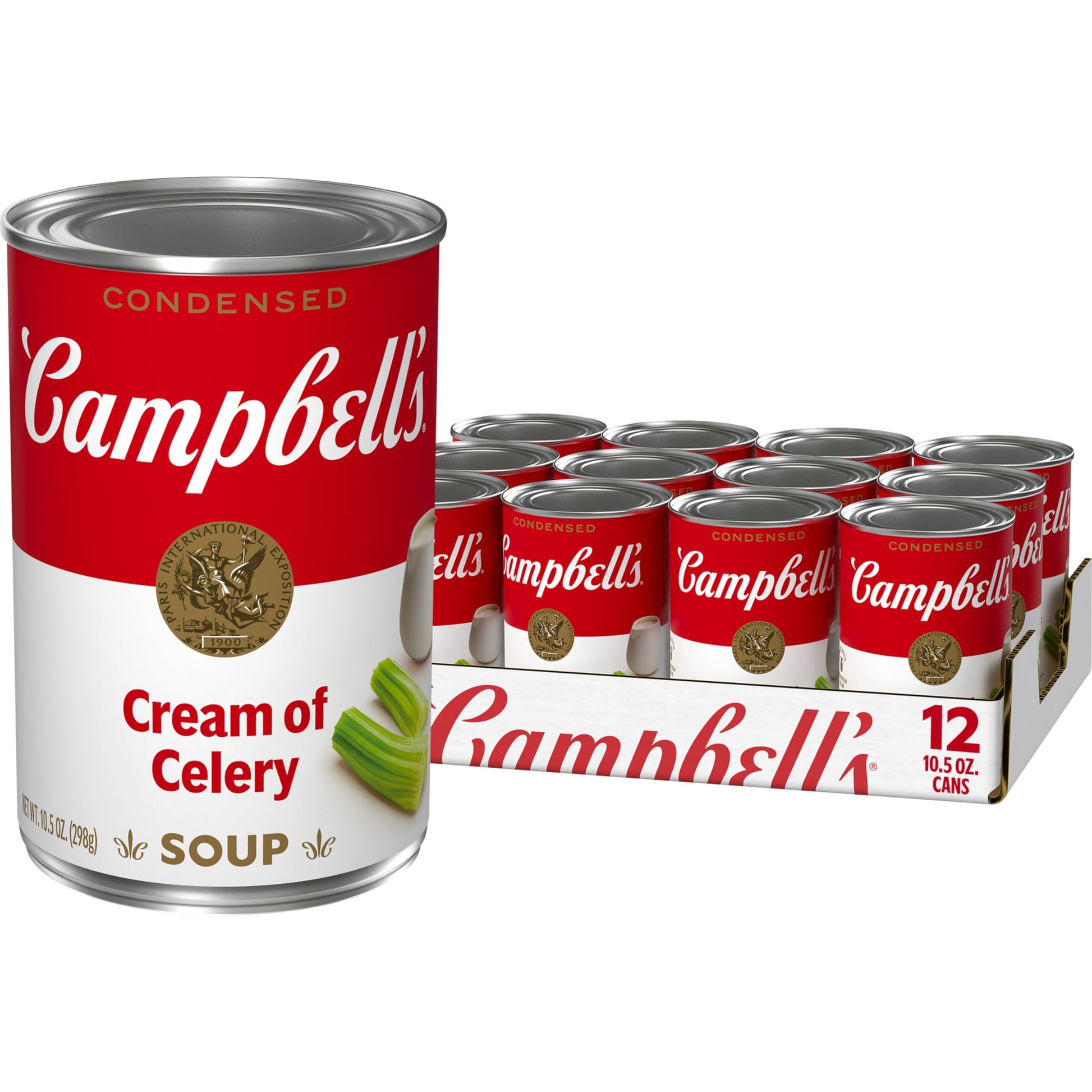 Campbell'S Condensed Cream Of Celery Soup, 10.5 Oz Can (12 Pack)