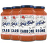 Carbone Spicy Vodka Pasta Sauce | Vegetarian, Gluten Free, Low Carb | 24 Fl Oz (Pack of 4)