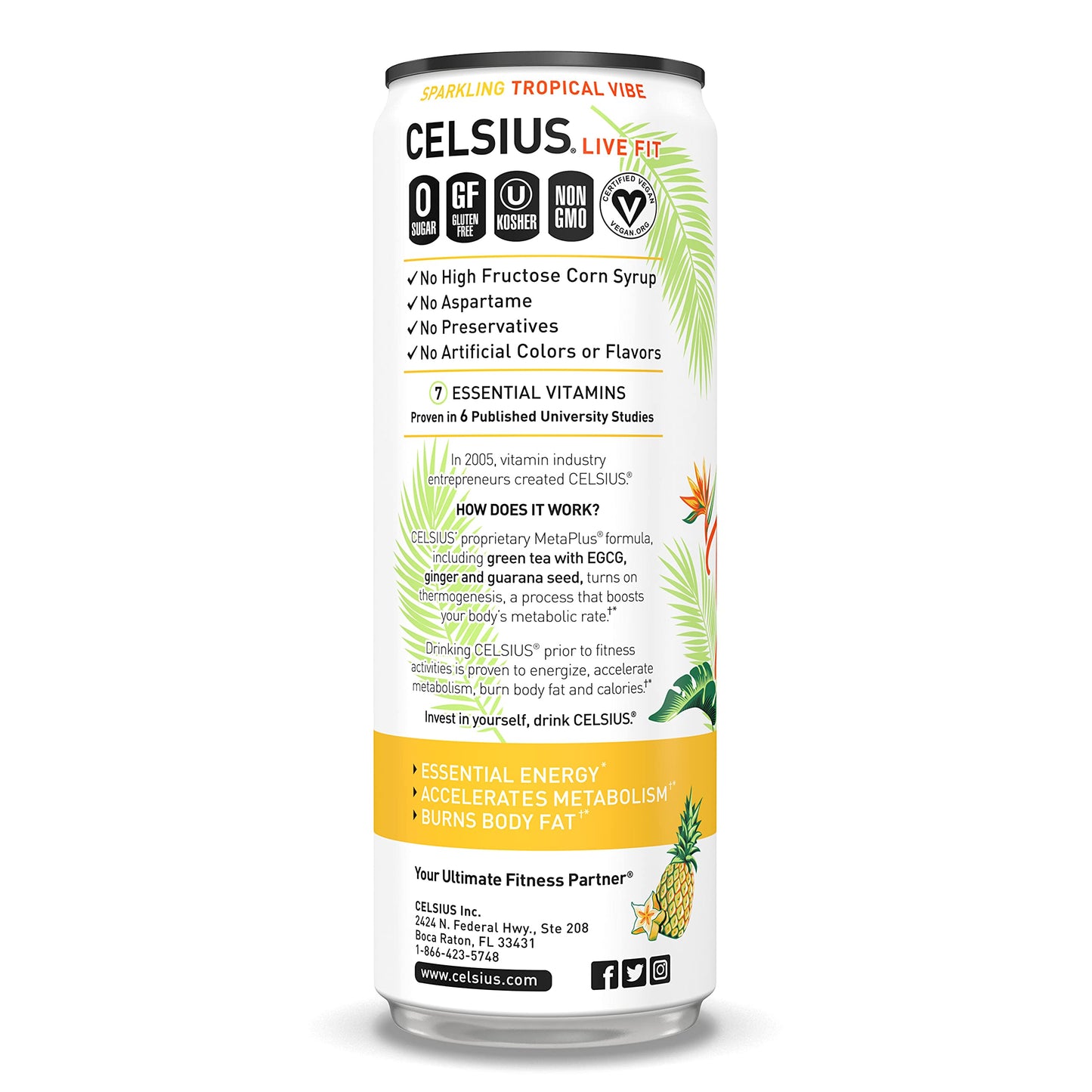 Celsius Essential Energy Drink, What'S Your Vibe Variety Pack 12 Fl Oz (Pack Of 12)