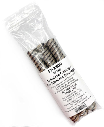 The Sausage Maker - Cellulose Sausage Casings, 19Mm (3/4'')