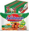 Mi Sedaap Instant Noodle Spicylicious Flavor, Fried Noodles with Green Chili Sambal, 3.03 oz (Pack of 40), Halal, Spicy Beef Ram