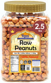 Rani Peanuts, Raw Whole With Skin (Uncooked, Unsalted) 40Oz (2.5Lbs) 1.14Kg Bulk Pet Jar ~ All Natural | Vegan | Gluten Friendly | Fresh Product Of Usa ~ Spanish Grade Groundnut/Red-Skin