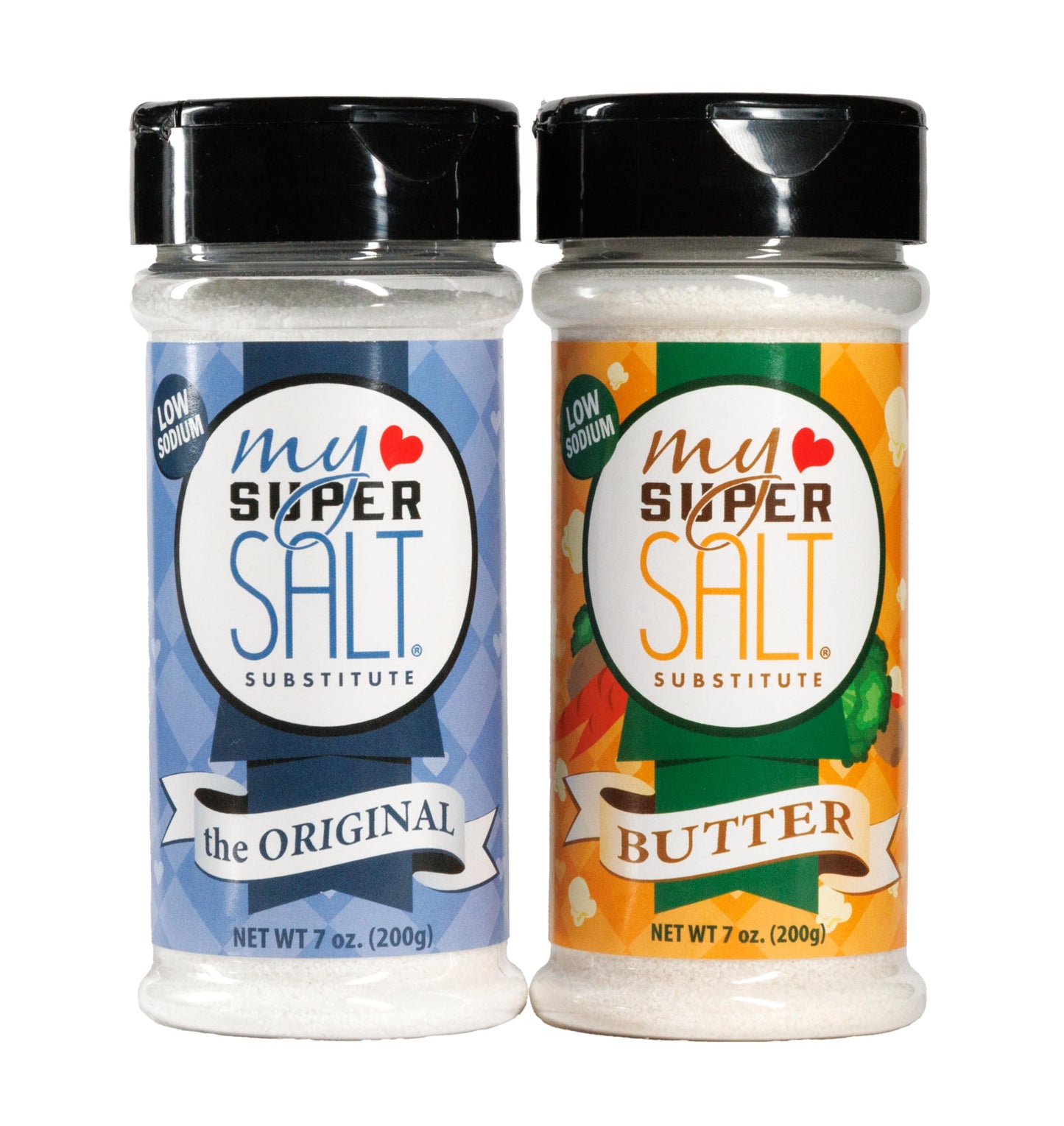 My Super Salt Butter - Functional Butter-Flavored Salt Substitute - 85% Less Sodium - Smart Nutrition + Comfort Food Flavor - 7