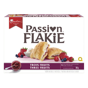Passion Flakie - Three Fruits, 305G Vachon - Imported From Quebec