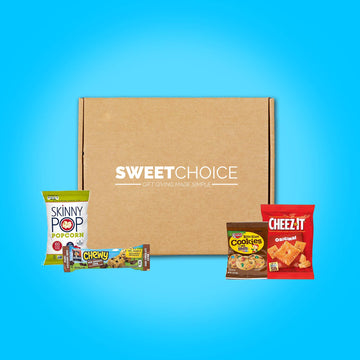 Snack Box Care Package (120 Count) Variety Snacks Easter candy Gift Box - College Students,Back to school Military, Work or Home