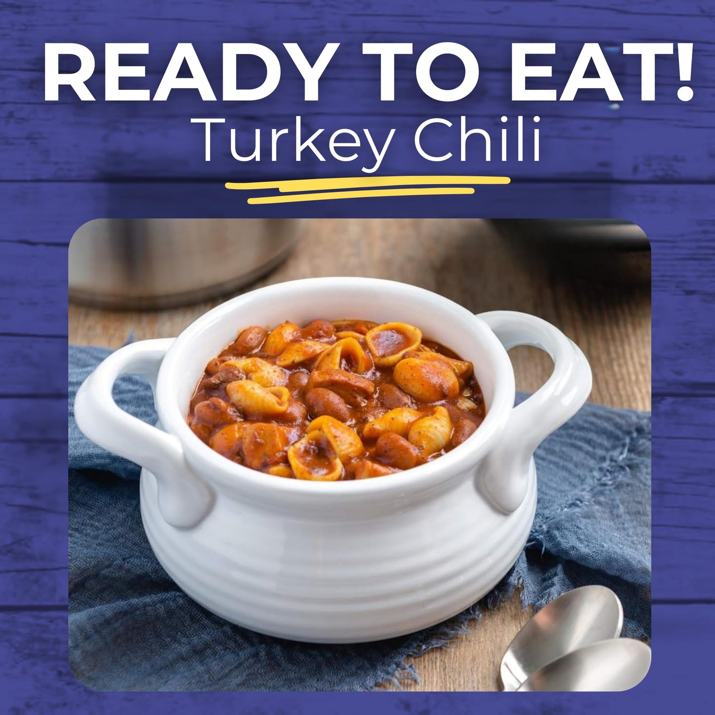 HMR Turkey Chili with Beans Entr e | Pre-packaged Lunch or Dinner to Support Weight Loss | Ready to Eat | 20g of Protein | Low