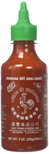 Huy Fong, Sriracha Hot Chili Sauce, 9 Ounce Bottle (10 Pack)