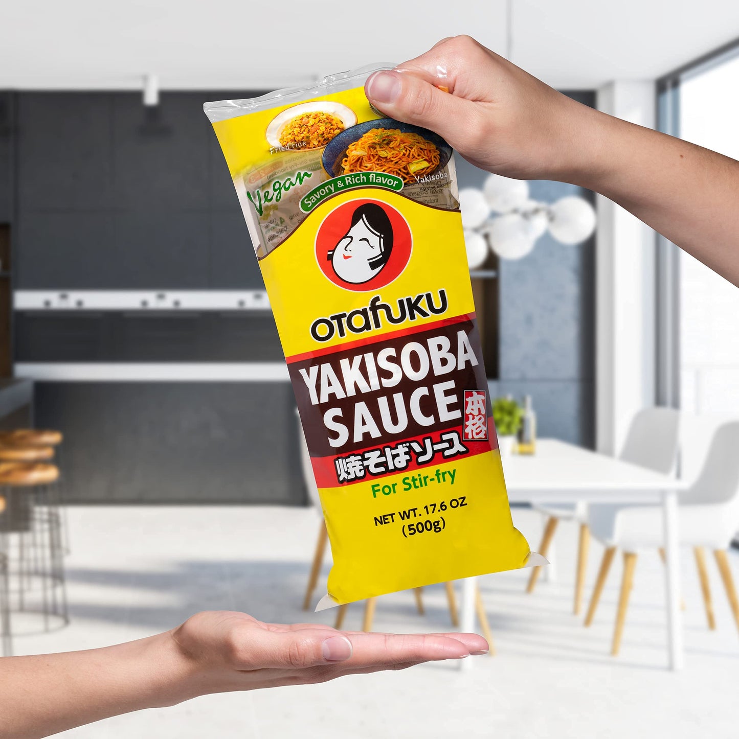 Otafuku Yakisoba Sauce for Japanese Stir Fry Noodles, Vegan Yakisoba Sauce Authentic Umami Flavor - No Artificial Flavors, Color