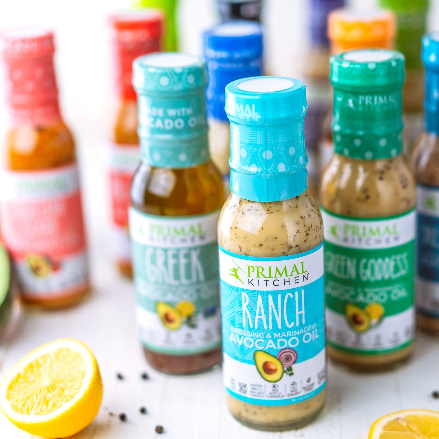 Primal Kitchen Ranch Dressing & Marinade, Made With Avocado Oil And Cage-Free Eggs, 8 Fluid Ounces, Pack Of 2