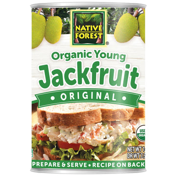 Native Forest Organic Young Jackfruit - Great Meatless Alternative, Plant Based Meat, Non-GMO Project Verified, USDA Organic - O