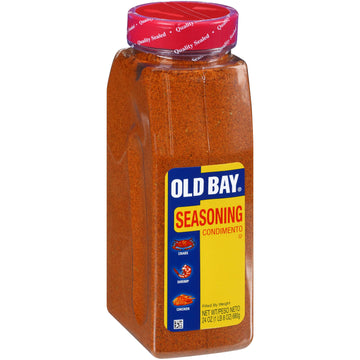 Old Bay Seasoning, 24 Oz (Pack Of 6) - Six 24 Ounce Containers Of Old Bay All-Purpose Seasoning With Unique Blend Of 18 Spices And Herbs For Crabs, Shrimp, Poultry, Fries, And More