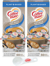 Nestle Coffee Mate Plant Based Liquid Coffee Creamer Singles, Vanilla Flavored Oat Milk, 50 Ct Box (Pack Of 2) With By The Cup C