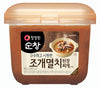 O'Food Seafood Doenjang, Premium Korean Traditional Soybean Miso Paste Sauce, Naturally Fermented, Umami Flavor, Jjigae Soup Base, Chung Jung One (Anchovy & Shellfish, 900G)