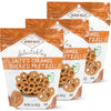 Hayden Valley Foods Salted Caramel Covered Pretzels - Pack of 3 - 5 oz Bags - No Artificial Flavors, Preservatives or Colors