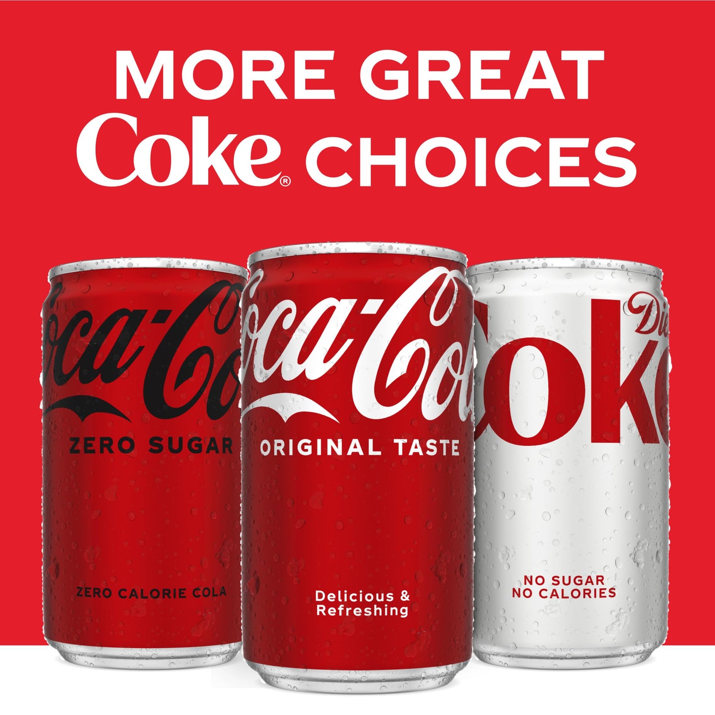 Coca-Cola Soda Soft Drinks, Classic Cola Mini Cans, 7.5 fl oz, 6 Pack, Rich Brown