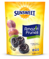 Sunsweet Amazin Prunes, Dried Pitted | Gluten Free, Vegan, Low Fat, Unsweetened, Unsulfured, No Added Sugar, Whole Food Snacks | Dietary Fiber + Other Natural Minerals | 8 Oz Pouches - 6 Pack