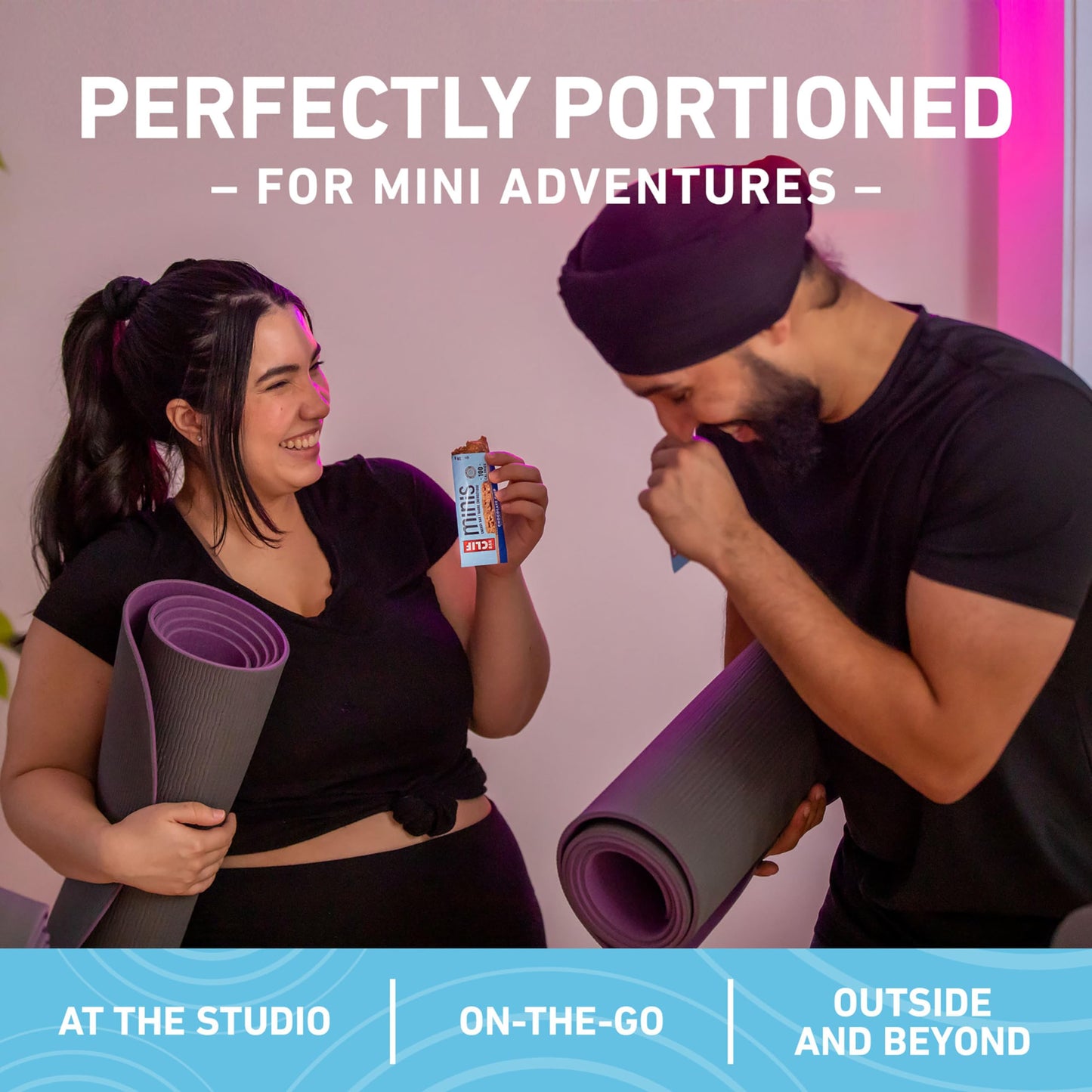 Clif Bar Minis - White Chocolate Macadamia Nut Flavor - Made With Organic Oats - 4G Protein - Non-Gmo - Plant Based - Snack-Size