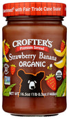 CROFTERS Organic Strawberry Banana Fruit Spread, 16.5 OZ